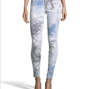 Cookie Johnson Joy Legging white marble jeans